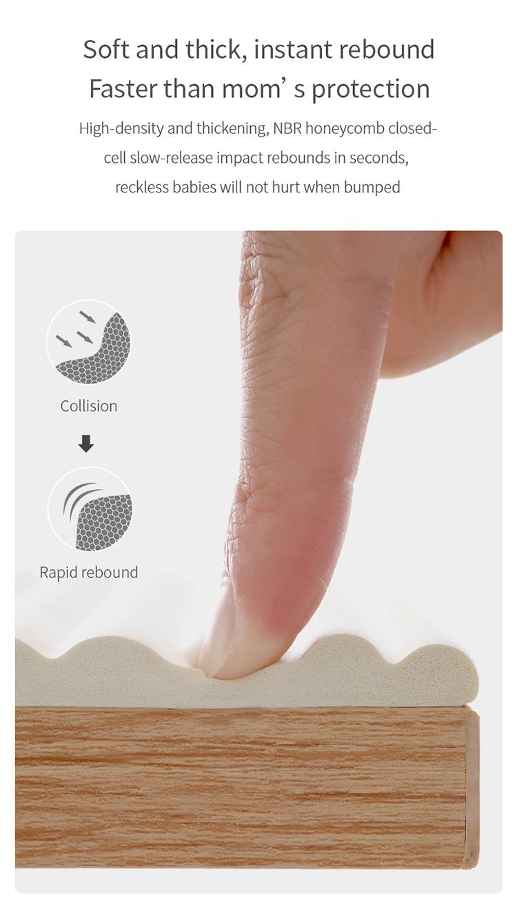 FaSoLa self-adhesive reinforced baby anti-collision strip, baby anti-bump protection, child protective strip, anti-collision version