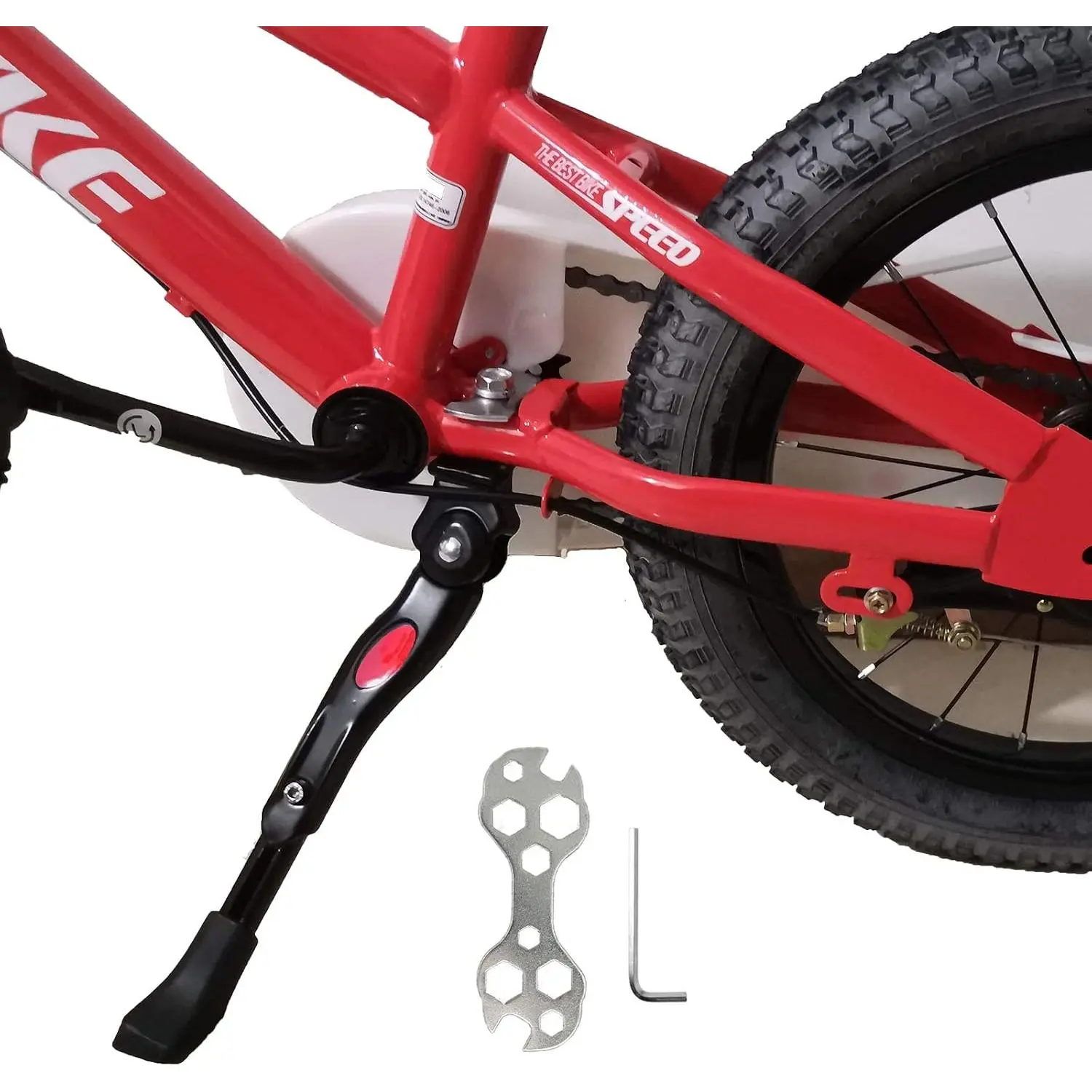 Kickstand for  ,  Kickstands Center Mount for 16 18 20 22 Inch Bicycles Adjustable  Alloy Kickstands for 16-18-20inch 18-20-22inch Mountain