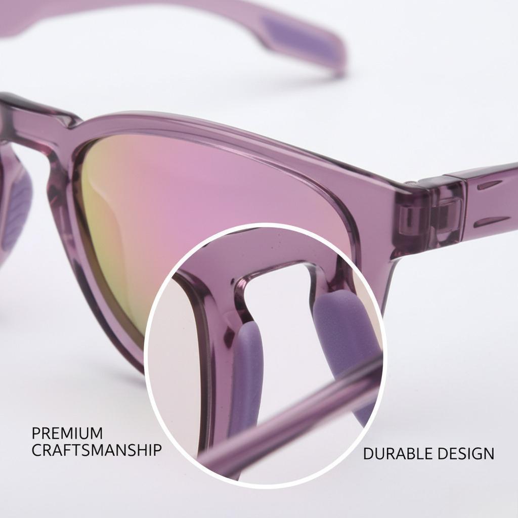 Unisex Polarized Square Sunglasses 2026, Multi-Color Clear & Transparent Frame, Trendy Lightweight UV400 Protection Sun Glasses for Men Women Daily Wear Driving Outdoor Casual Use