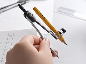 22 PCS Compass with Case, Drafting Set with Swing Arm Protractor,, Compass, Square Set, Mechanical Pencil, Back to School Supplies for Students 22 PCS Compass with Case, Drafting Set with Swing Arm Protractor,, Compass, Square Set, Mechanical Pencil, Back to School Supplies for Students