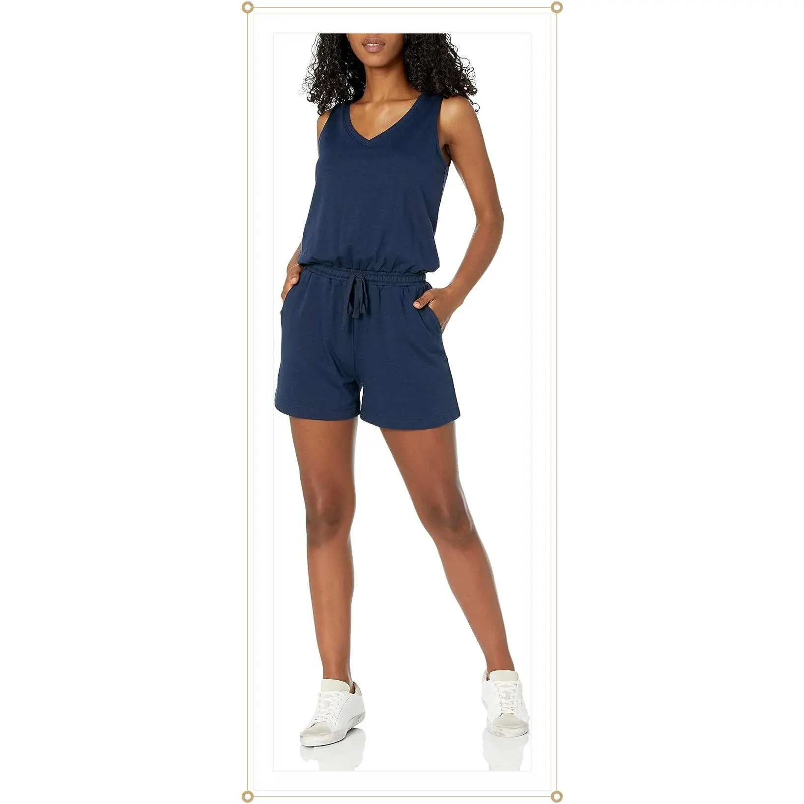 Women's Summer Casual Terry Romper for Gym ExerciseGift
