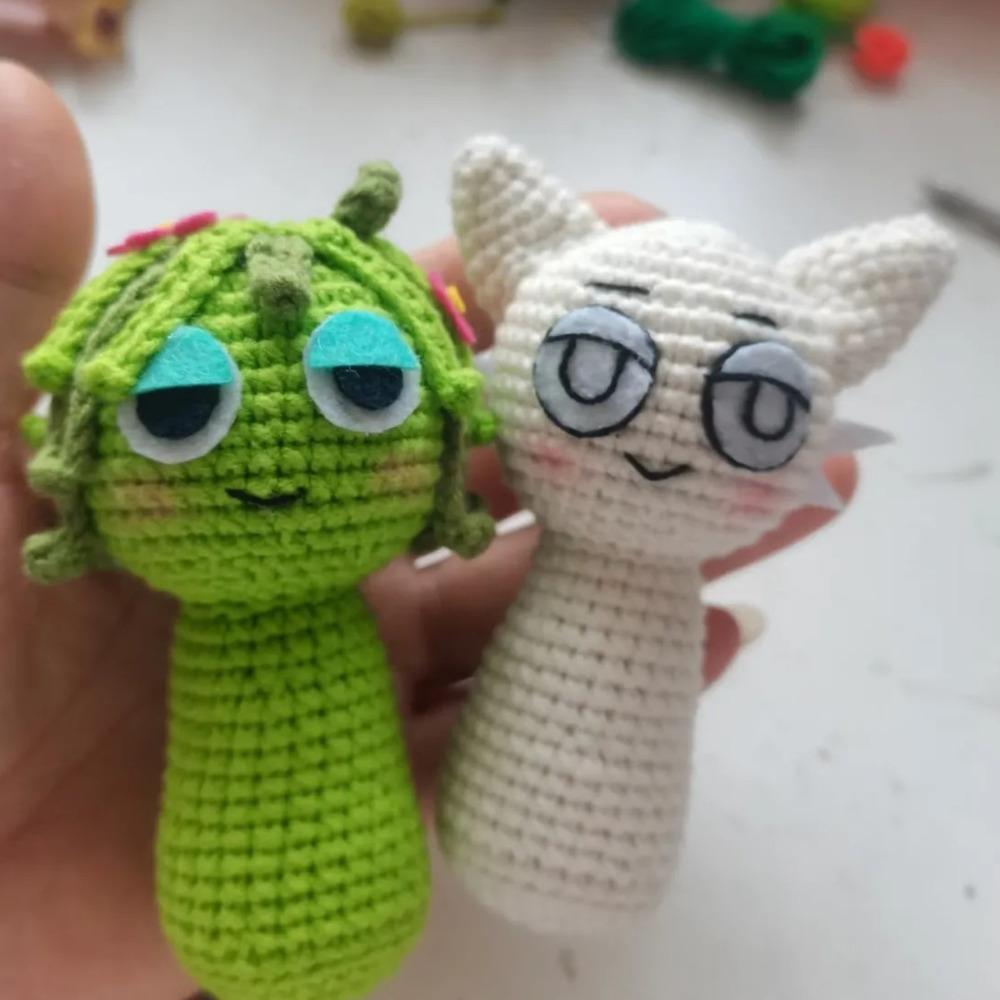 New Sprunki Plush Toy Pinki Sprunki Oren Doll Plushie Wenda Sprunki Crochet Doll Soft Toy Stuffed Animal Birthday Gift