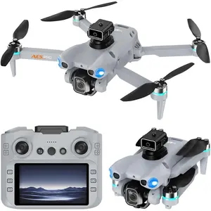 AE5 Pro RC Drones, Foldable Quadcopter with Electric Adjustable Camera, WiFi FPV Live Video, 360° Stunt Roll, Stable Hover for Outdoor Shooting