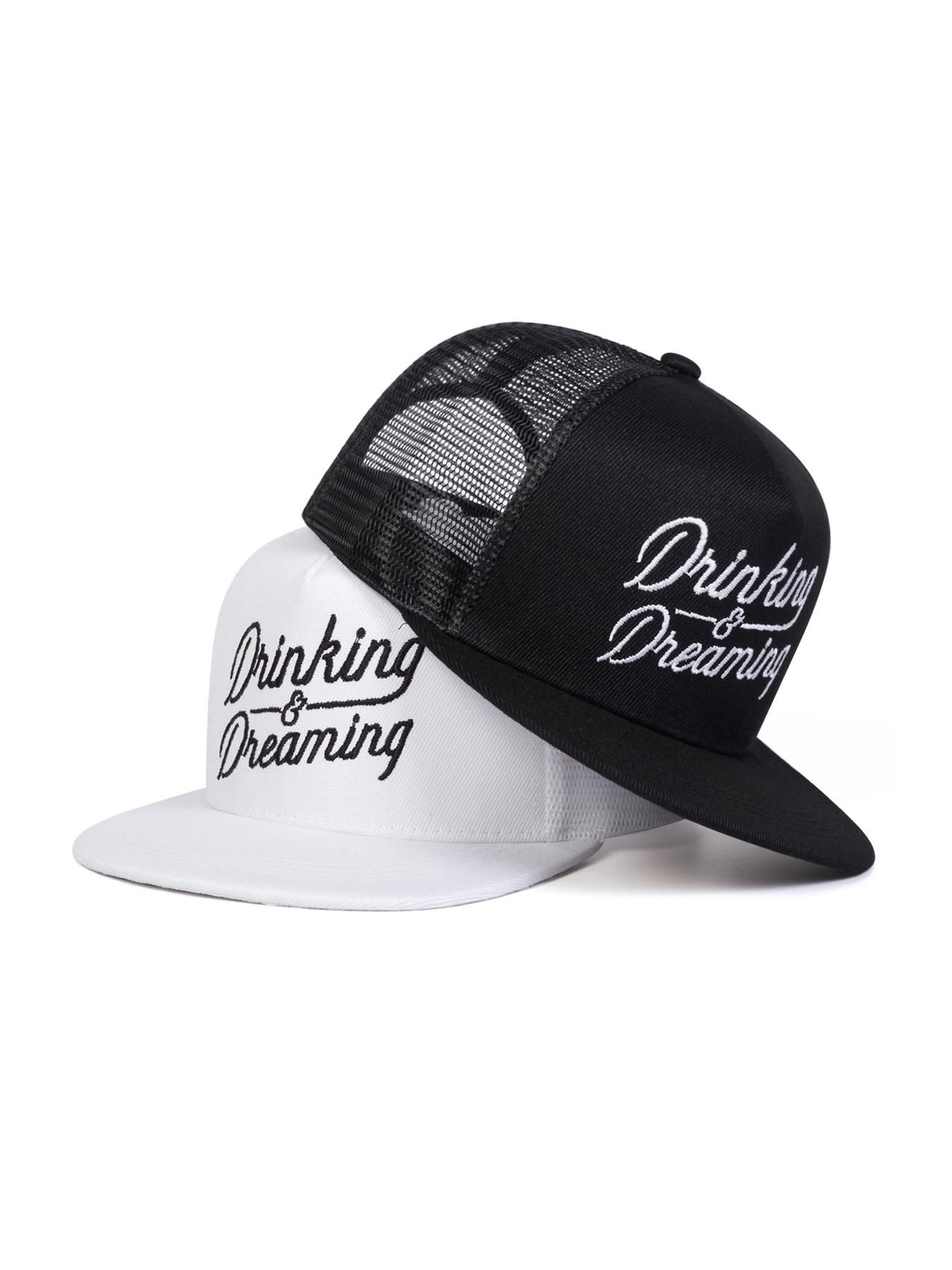 Drinking & Dreaming Trucker Hat, Casual Outdoor Adventure Hat for Men & Women, Fashion Accessories for Daily Wear