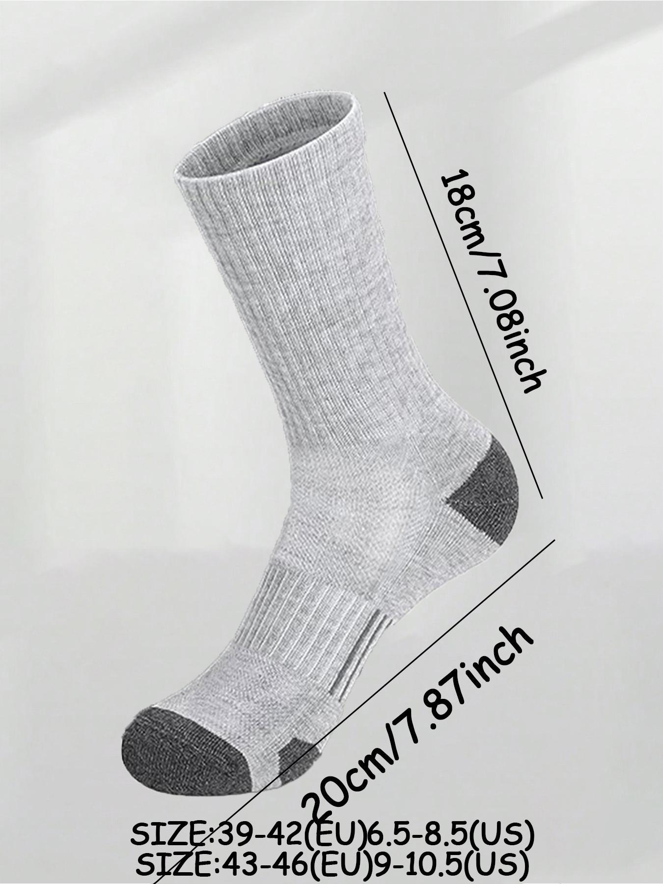 Men's 12 Pairs Colorblock Crew Socks, Casual Moisture Wicking Mid-calf Tube Socks, Soft Comfy Breathable Hosiery for All Seasons Daily Wear