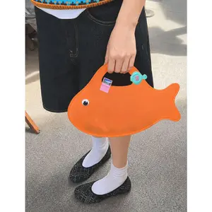 New And Unique Creative Jelly Fish Bag Summer Polka Dot Handbag Women's Seaside Resort Style Beach Handbag