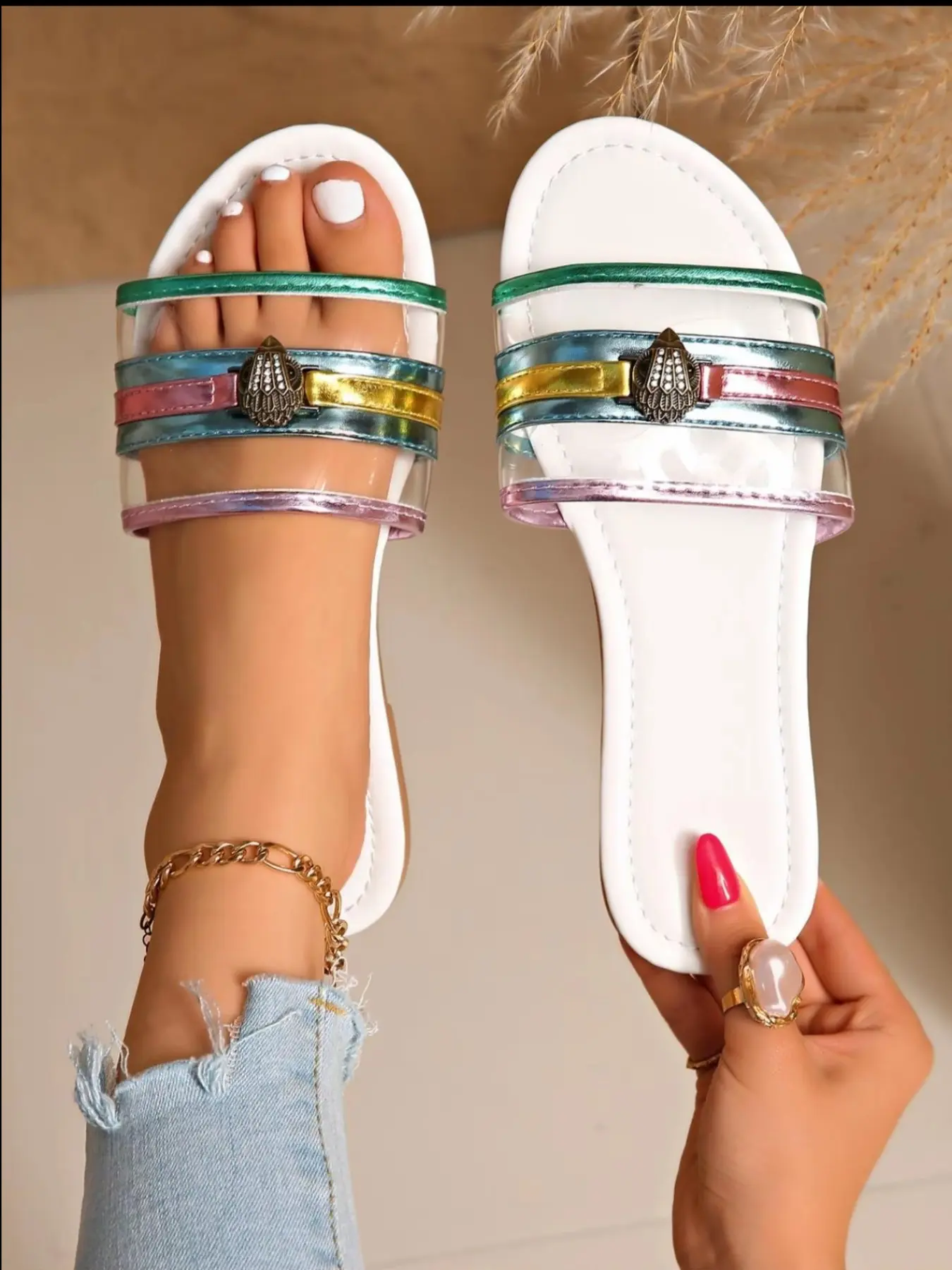 Women's Eco-Friendly Comfortable Non-Slip Soft Sole Sandals, Flip Flops for Beach and Daily Wear, Ideal for Travel and Activities