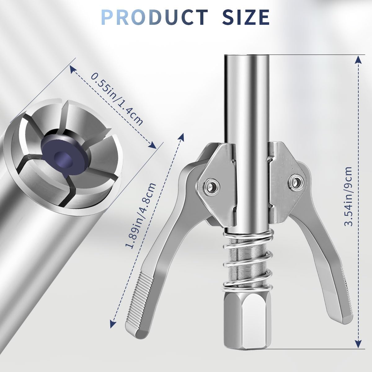 Coupler, Quick Locking Tip, 6 Thickened Jaws Locking, High Fittings, Compatible with All 1/8" NPT Coupler, Quick Locking Tip, 6 Thickened Jaws Locking, High Fittings, Compatible with All 1/8" NPT