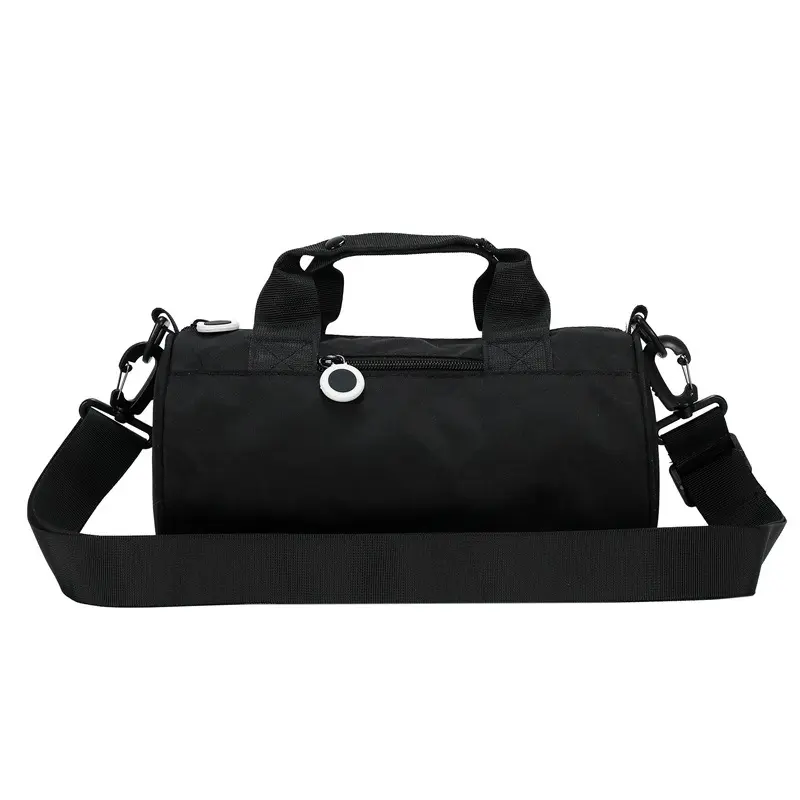 Water-Resistant Oxford Gym Bag |   Cylinder Design with Shoulder Strap |   Lightweight Handheld Crossbody Sports Bag, Yoga Fitness Bag, Athletic Shoulder Bags