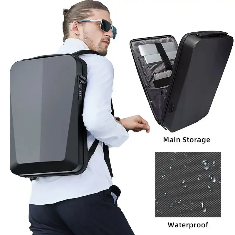 BANGE men's backpack hard shell casual computer backpack trendy cool e-sports backpack men's and women's backpack Laptop Backpacks