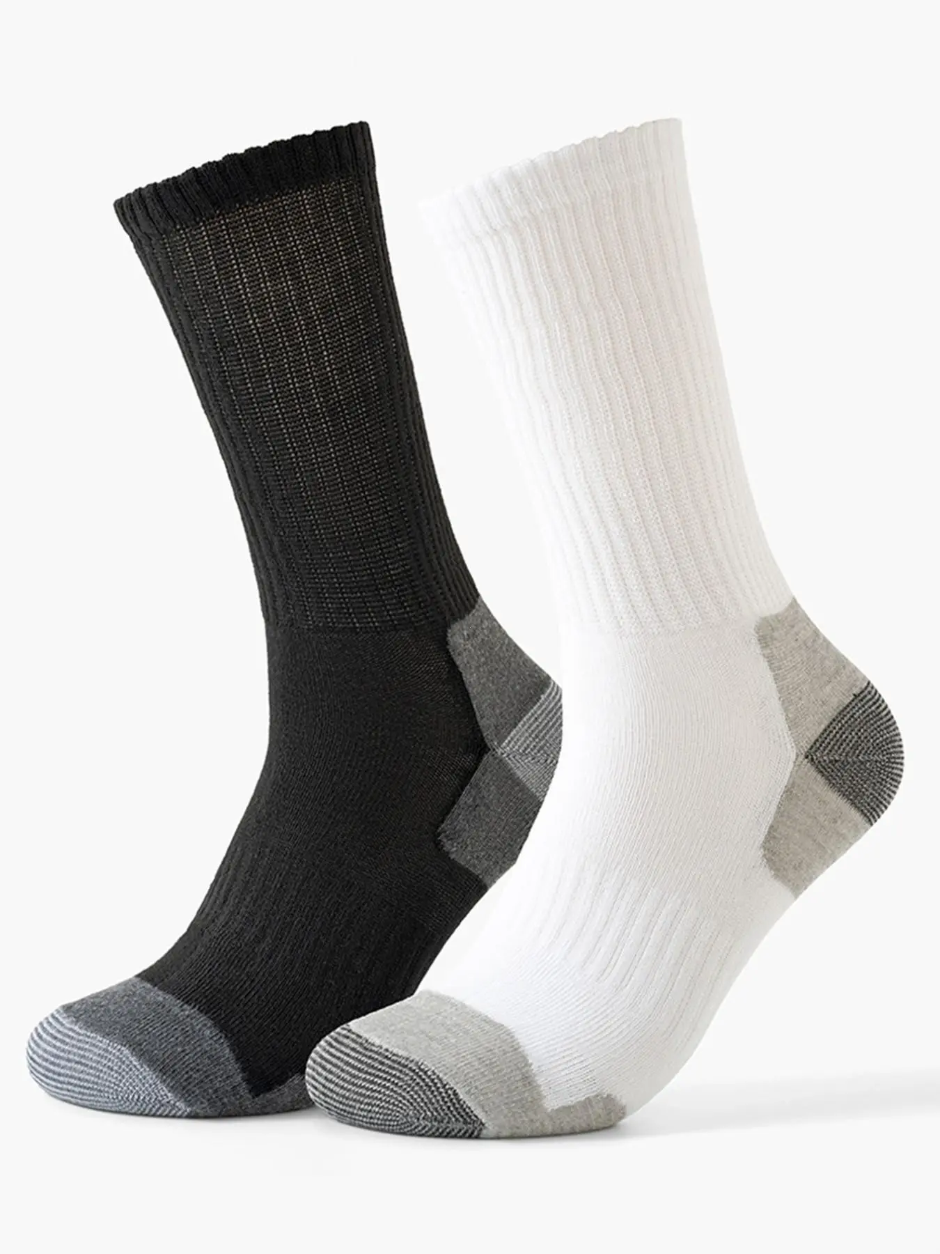 6 Pairs Men's Socks, Sport Anti-Slip High-Cut, All-Season Outdoor Hiking, Sweat-Wicking Warm, Basketball, Running, Comfortable Soft