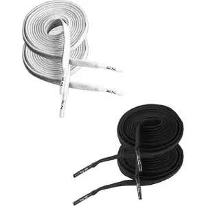 EZ Stretch slip  shoe laces pair, Elastic flat stretchy shoe laces