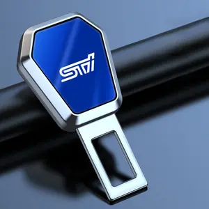 Car Interior Seatbelt Hole Cover, Rhombus Car Decorative Accessory, Subaru Sti Foreman Outback Impreza Forester Brz Xv Outback Metal Trim Plug