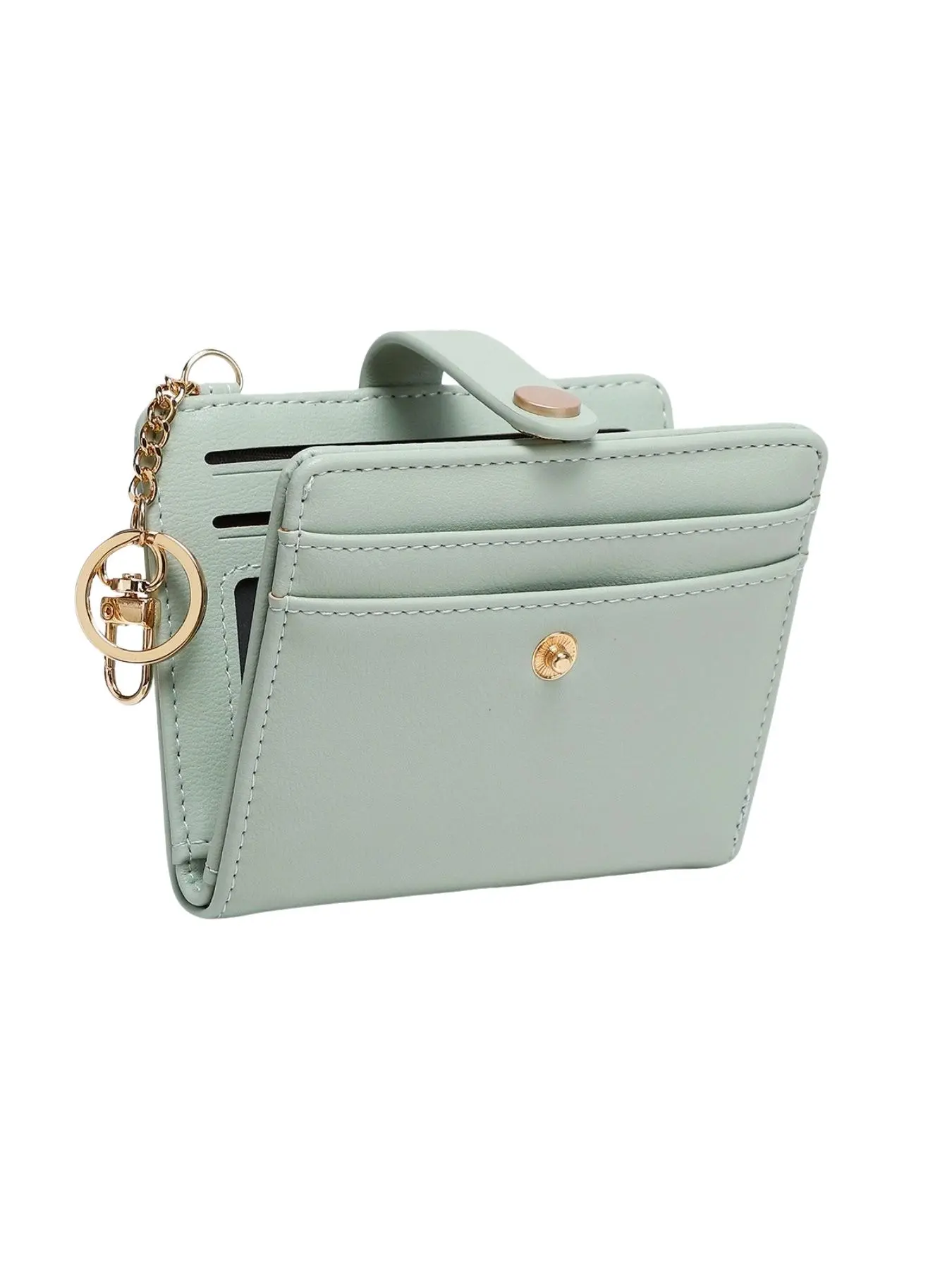 Ultra-Thin RFID Blocking Wallet, Women's Bifold PU Leather, Casual Style, All-Season Use, Perfect Gift for Holidays, Ladies Wallet