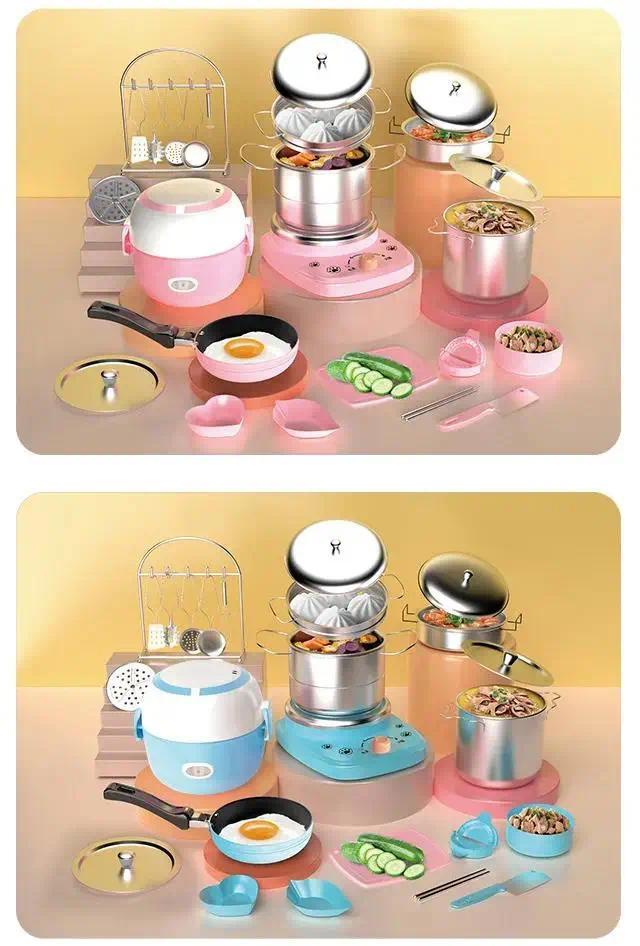 Children's Real Cooking Mini Kitchen Toys - 22 PCS Set Children's Real Cooking Mini Kitchen Toys - 22 PCS Set
