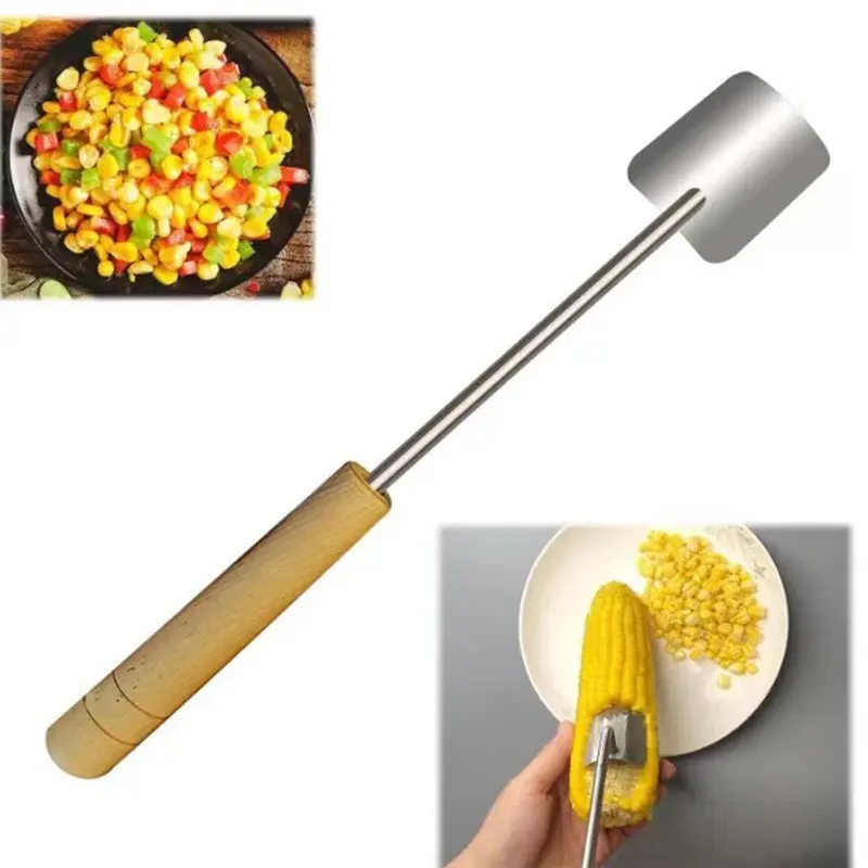 Stainless Steel Corn Stripper Peeler, Convenient Household Tool for Fast Corn Kernel Separation, Cutter, Quick Peeling