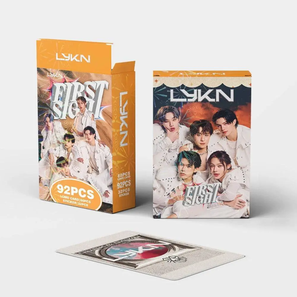 92PCS LYKN Thai Boyband Photo Cards Set with Stickers - William Lego Tui LOMO Collectible Cards for Fans & Scrapbook