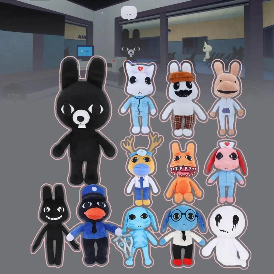 Cute Ratthew Plush toy cartoon Animal Hospital Plush Stalker ghost Ron Ratthew plush toy Game merchandise  toys Gifts for Fans