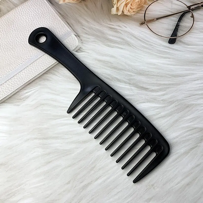 Wide Tooth Comb for Women, Textured Thick Hair Brush, Texturizing Combs, Korean Style Student Hairbrush, Curling Comb, Scalp Massage Comb, Durable Design
