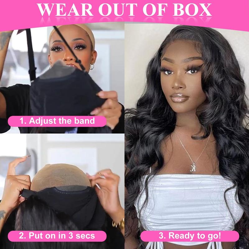 Bling Hair Easy To Wear 6x4 Body Wave Glueless Wig Human Hair Ready To Wear Brazilian 5X5 Lace Closure Wigs For Women Preplucked Bling Hair Easy To Wear 6x4 Body Wave Glueless Wig Human Hair Ready To Wear Brazilian 5X5 Lace Closure Wigs For Women Preplucked