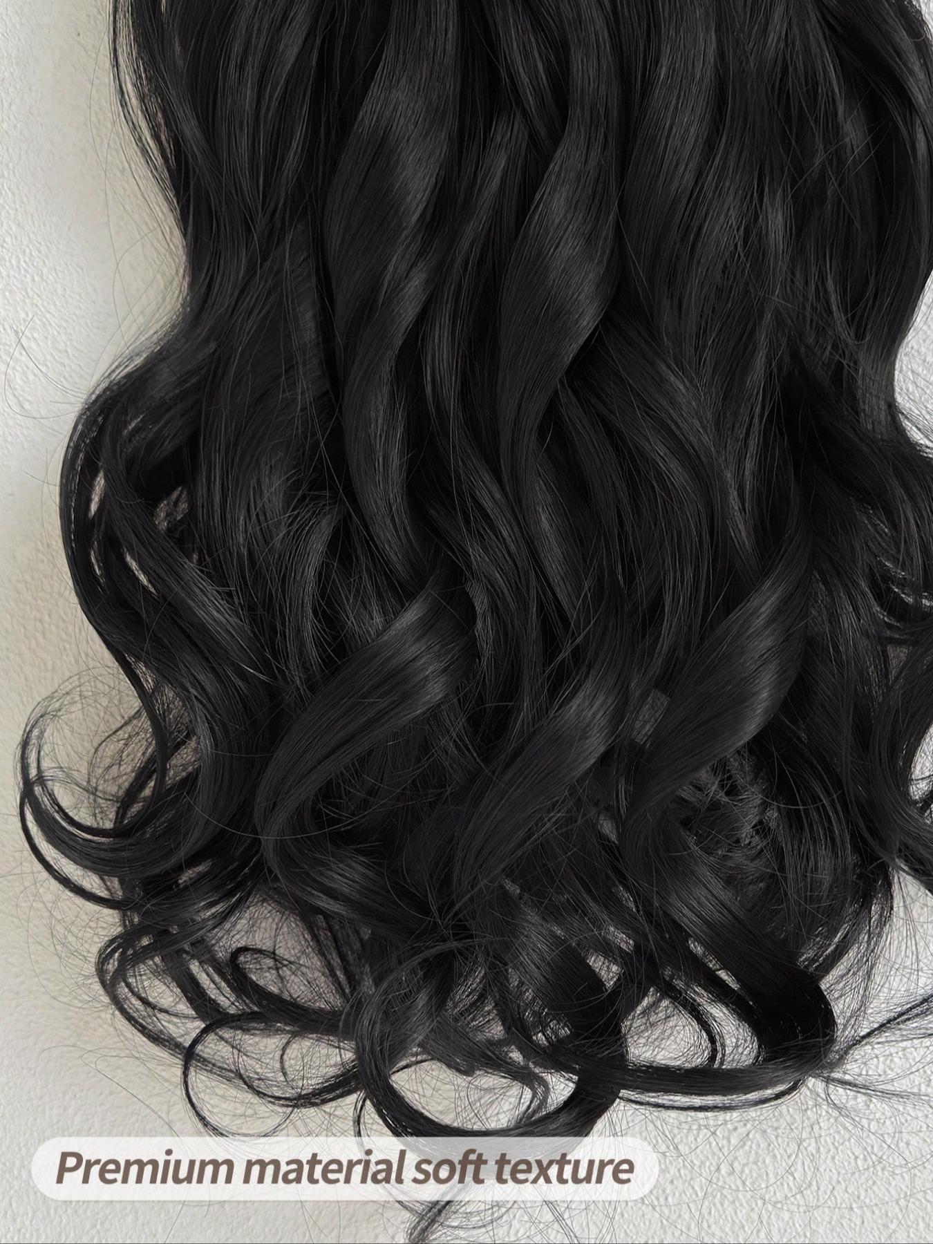 Women's Long Straight Hair Extensions, 16 Clips 22 Inches Synthetic Fiber, Natural Smooth Look, Easy Daily Wear & Special Occasions, Synthetic Wiglets, Synthetic Clip Hairpiece