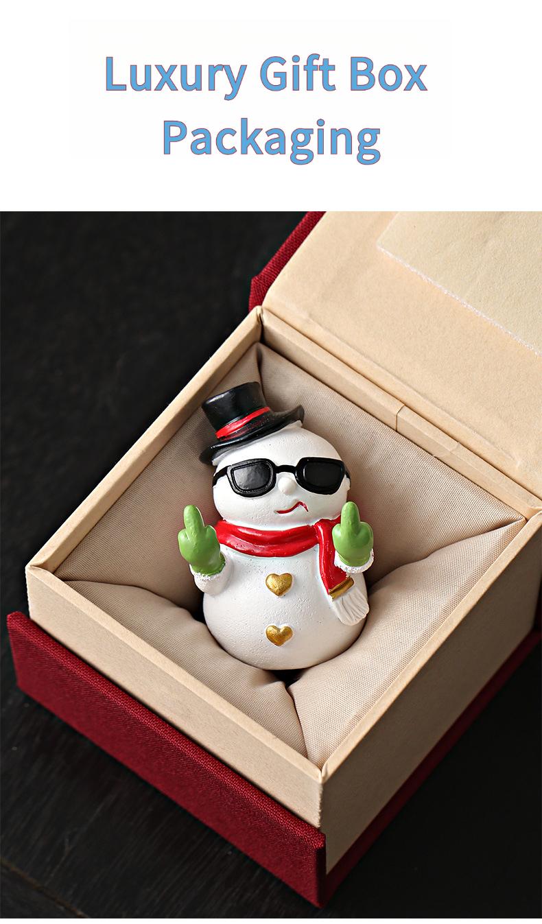 Creative Santa Claus & Snowman Crafts, Ornaments, Premium Minimalist Home & Desktop Decor, Ideal Christmas Gifts