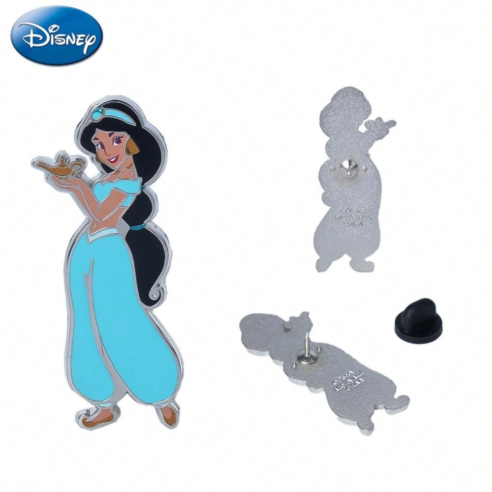 1Pc Disney Officially Licensed Collectible Enamel Princess Brooches Snow White Cinderella Ariel Tiana Moana and Other Beautiful