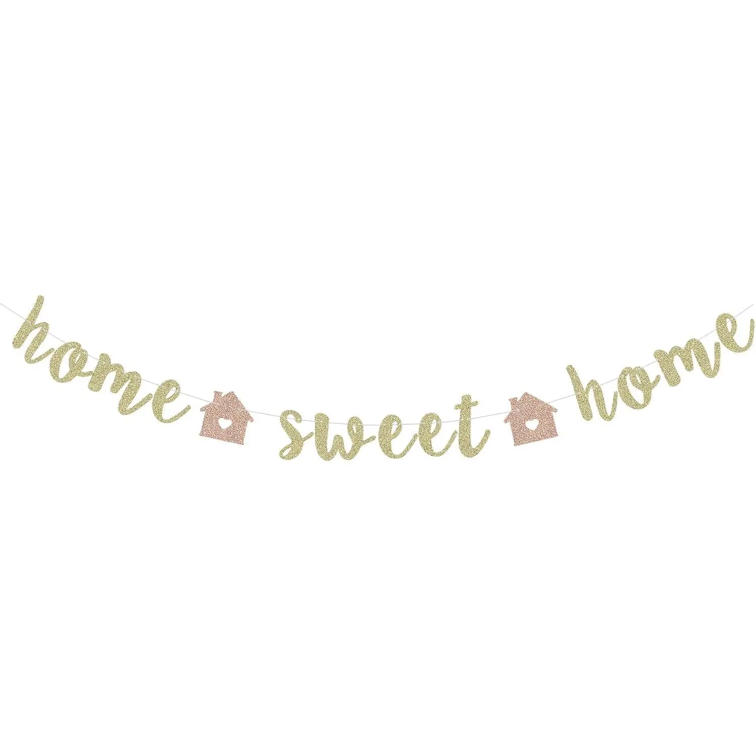 Sweet  Banner Welcome  Bunting for Homecoming Day Housewarming Party Garland Supplies Decoration -