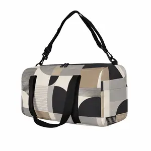 Best Title Weekend Travel Duffel Bag for Men Women, Geometric Print Weekender with Dual Carry Handles, Adjustable Shoulder Strap, Zipper Closure and Side Pocket, Lightweight Daily Carry for Overnight Trips, Gym, Road Trips and Vacation