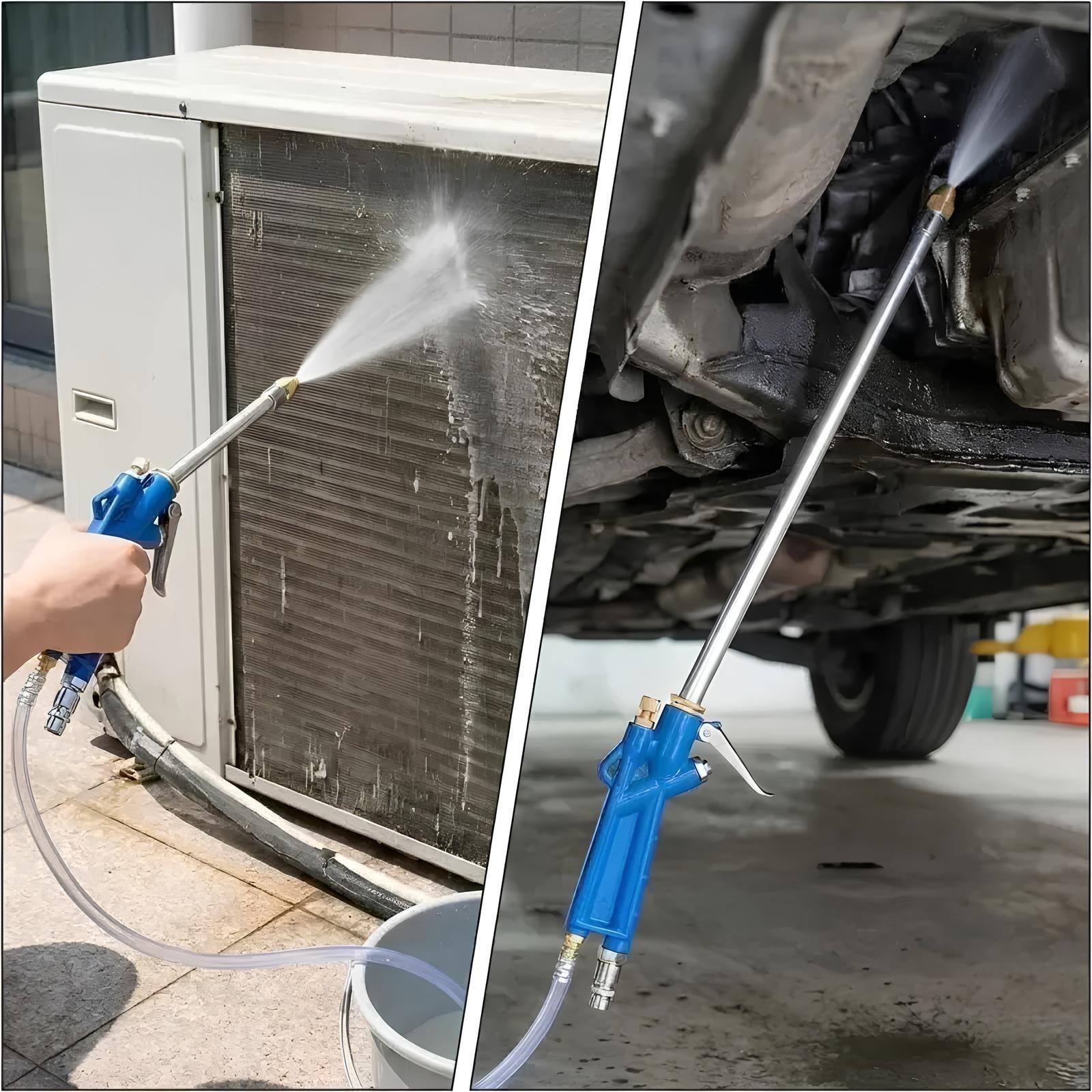 Air Blow Gun with Hose, Pneumatic High Pressure Cleaning Gun, Engine Degreaser Sprayer for Car Engine, Wheels & Narrow Spaces Heavy Duty Tool