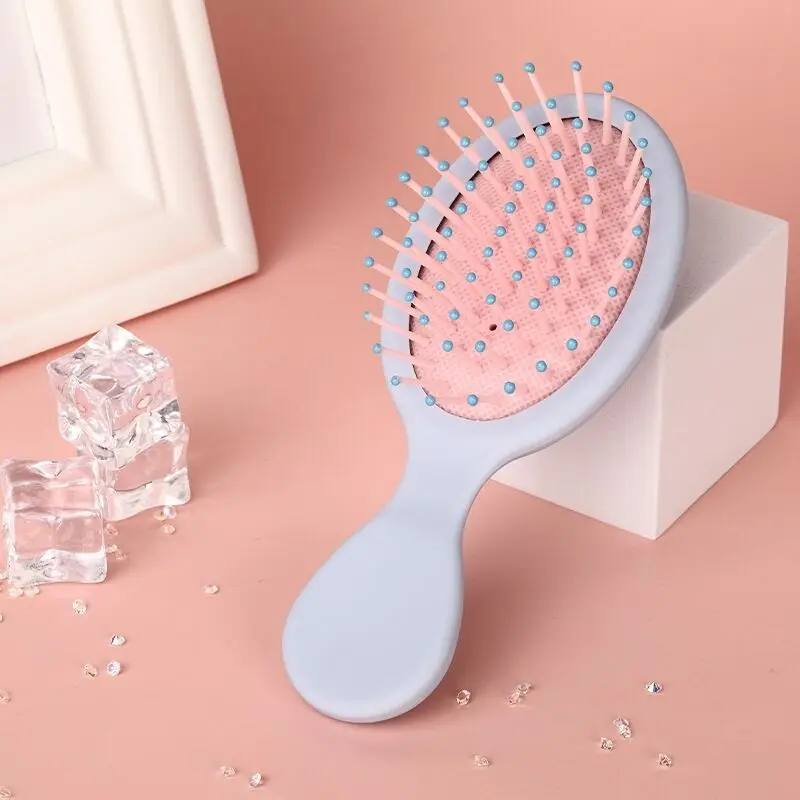Macaron cushion comb for female students, convenient to carry, touch up massage comb, cute cream gel small household hair comb