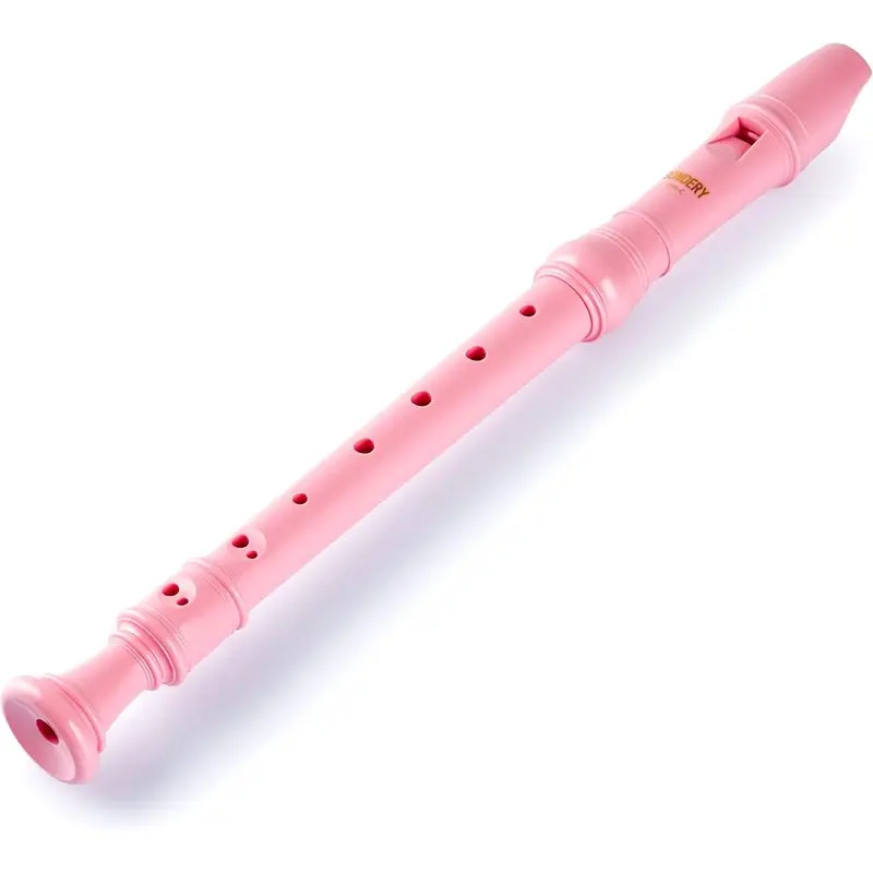 Outdoor activitiesSondery Soprano Recorder flute Instrument German Fingering for All Ages| Durable Stundent's Recorder,Easy to Play,Plastic Body,Includes Fingering Chart Carry Pouch,Pink