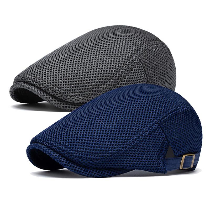 BIGWIG Men's Breathable Mesh Summer Hat – Adjustable Flat Cap, Newsboy Cap, Beret, Ivy Cap, Irish Driver Cap, and Fishing Hat BIGWIG Men's Breathable Mesh Summer Hat – Adjustable Flat Cap, Newsboy Cap, Beret, Ivy Cap, Irish Driver Cap, and Fishing Hat
