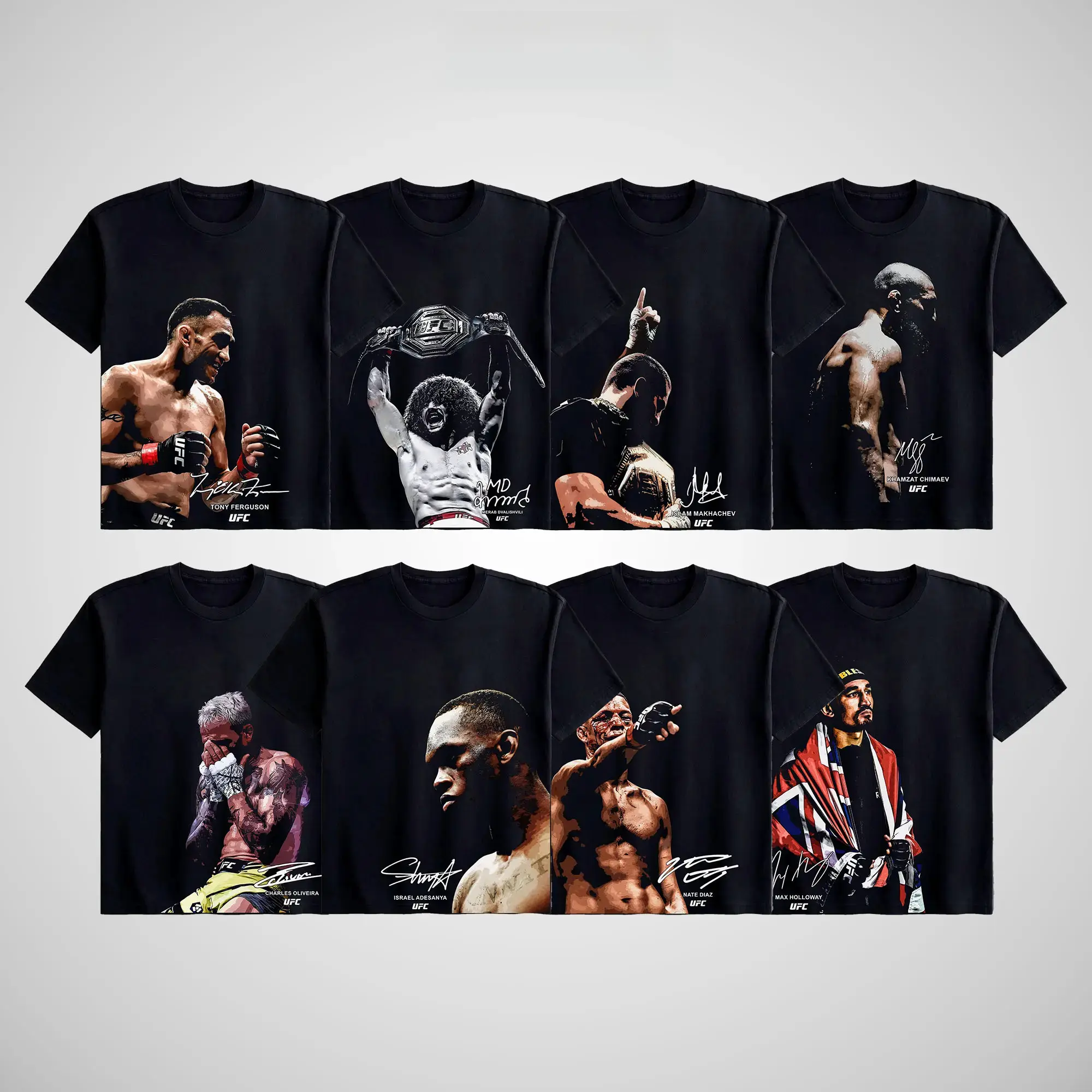 100% Cotton Vintage MMA Fighter T-Shirt, Mixed Martial Arts Fan Graphic Tee, Unisex Soft Comfort Fit, Retro Combat Sports Boxing Gift, Trendy Streetwear Casual Top, Multi Colors