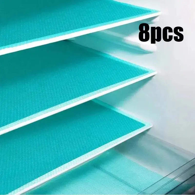 Waterproof Oilproof Fridge Mat Multi-Purpose Kitchen Liner for Freezer Drawer Cup Coaster