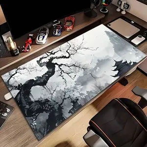 Silica Gel Mouse Pad, Large Anti-Slip Rubber Base, Ideal for Gamers, Office, School, Esports, Home Decor, Washable and Durable Design