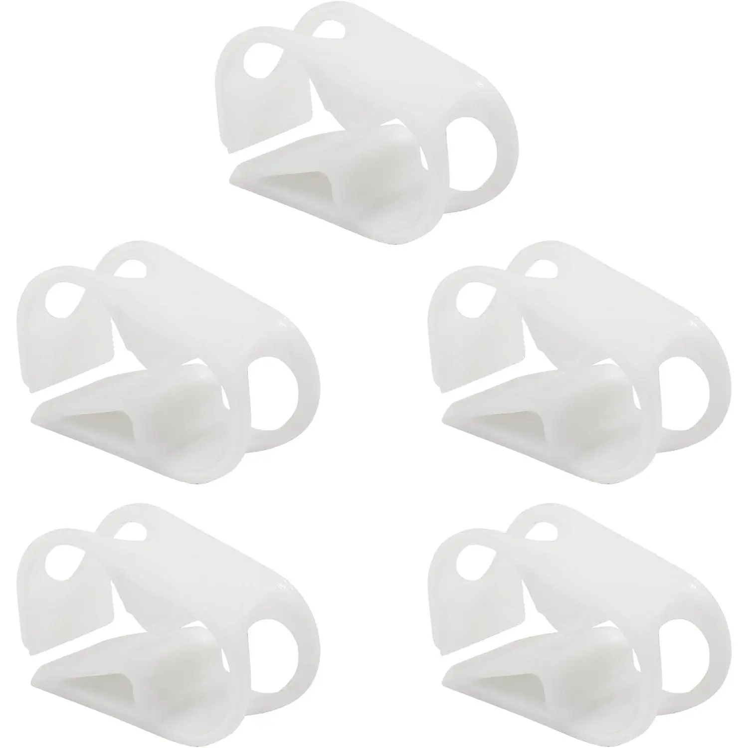 1/2"-5/8" Plastic Tubing Clamps, 5 Pcs Adjustable Tube Clip