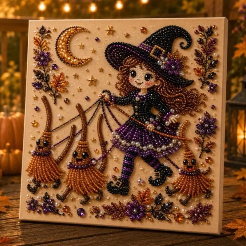 Diamond Painting DIY Kit, Handmade Point Drill Decorative Art, Creative Craft Project, Perfect for Home Decoration & Gifts