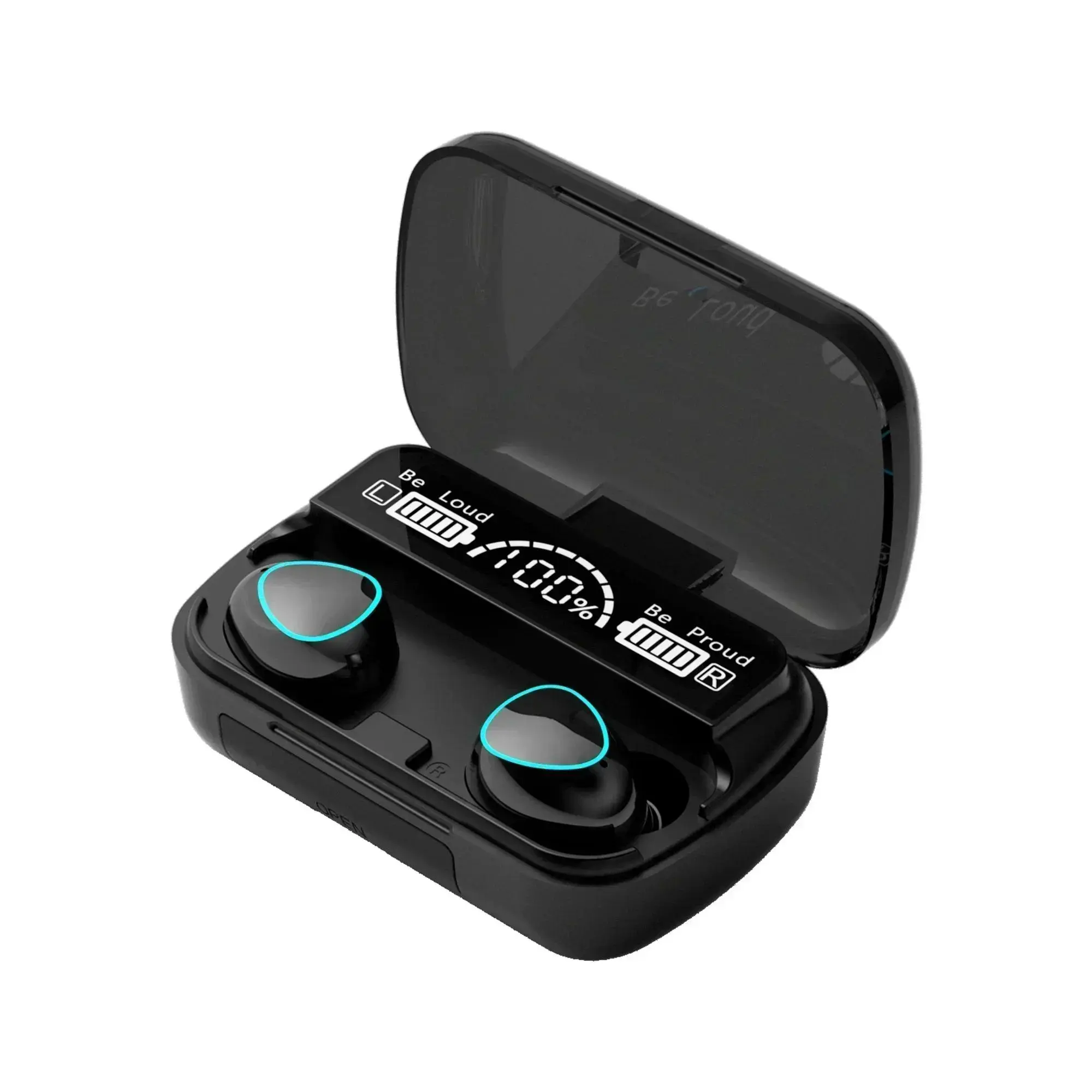 M10 TWS Wireless Bluetooth Earbuds - Waterproof In-Ear Sport Audio Earpieces Compatible with Huawei, iPhone, OPPO, Xiaomi Cells, Tws Earbuds