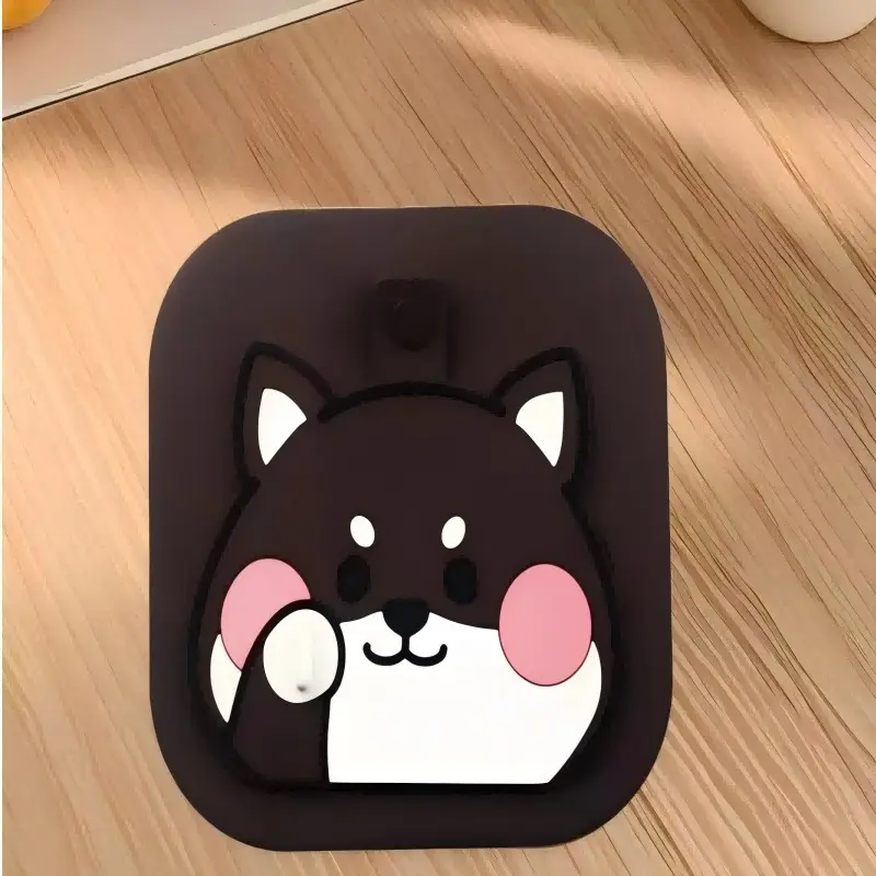 Two-In-One Floor Drain Cover, Odor-Proof Sponge Rubber, Hair Prevention, Cartoon Design, Multi-Functional, Non-Pile, Unvulcanized