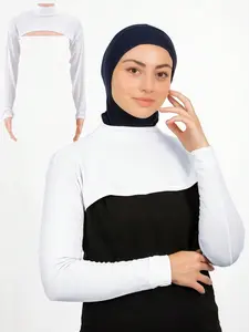 Friendly Women Modest Layering Arm Cover Shrug Top, Lightweight & Breathable, Ideal for Arab Women Hijab/dress/abaya, Spring/summer
