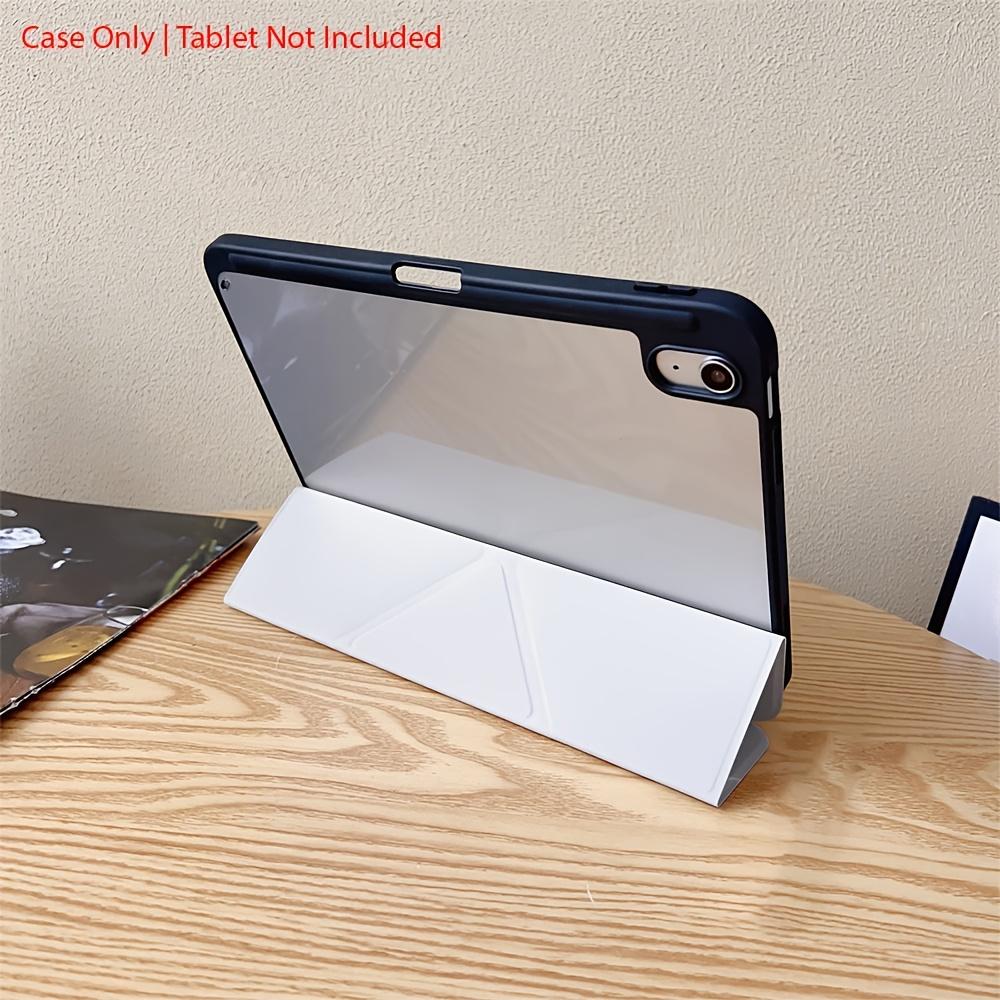 Rhythm pattern with adjustable stand and pen slot, foldable anti slip Y-fold TPU protective case, suitable for Samsung, iPad mini, iPad Air, iPad Pro/iPad 10th generation, 11th generation and other series of iPad protective cases