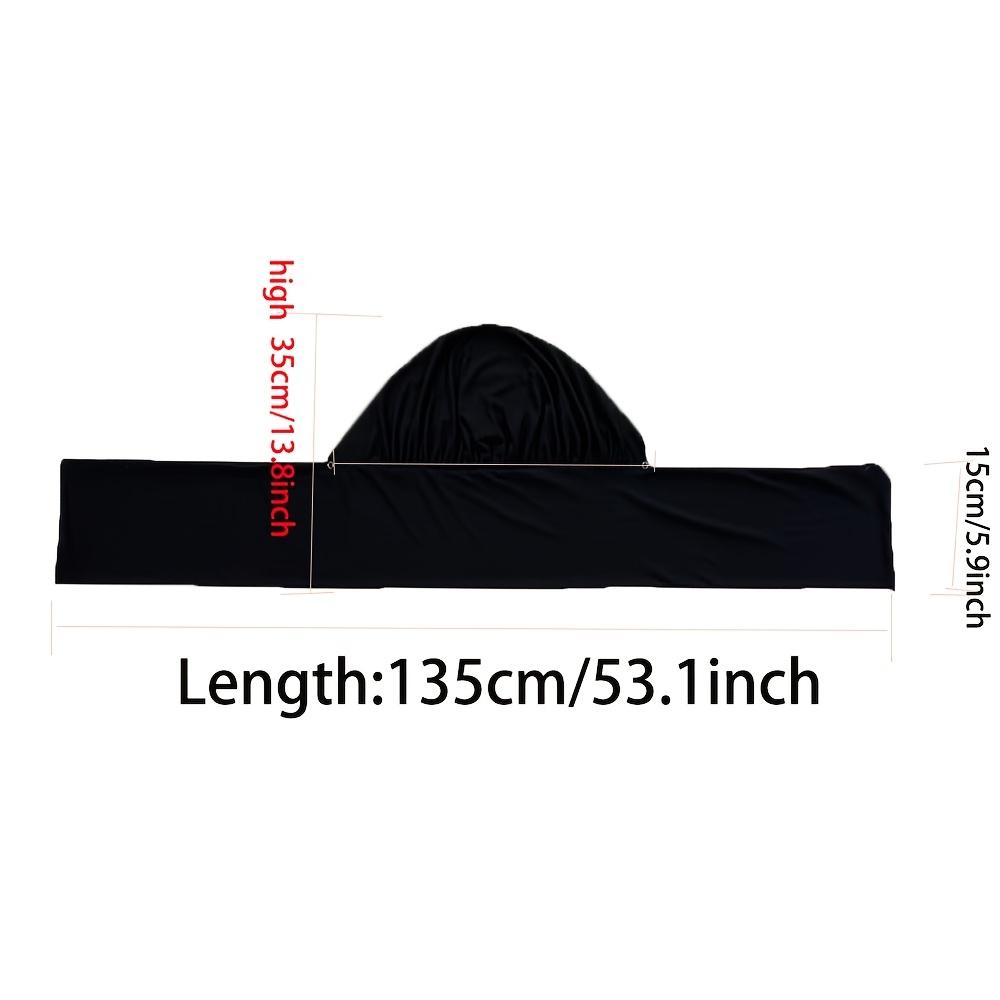 1pc Instant Hijab, Women's Convenient Stretchy Daily Solid Color Button-Fastened Muslim Headscarf Hijab Scarf