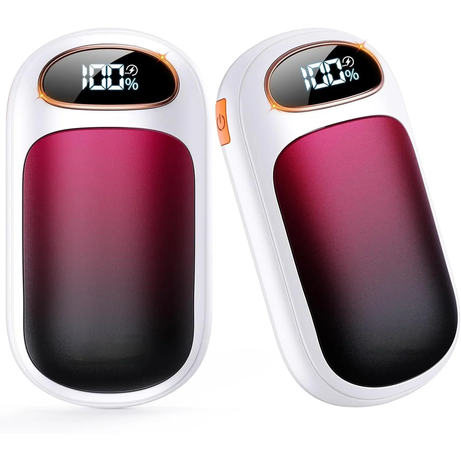 Rechargeable Hand Warmer 2 Pack, LED Display & 4 Levels, Ultrathin Electric Hand Warmers Portable USB Pocket Heater s Gloves  Hunting Essentials, Camping, Raynauds, Gifts  Christmas