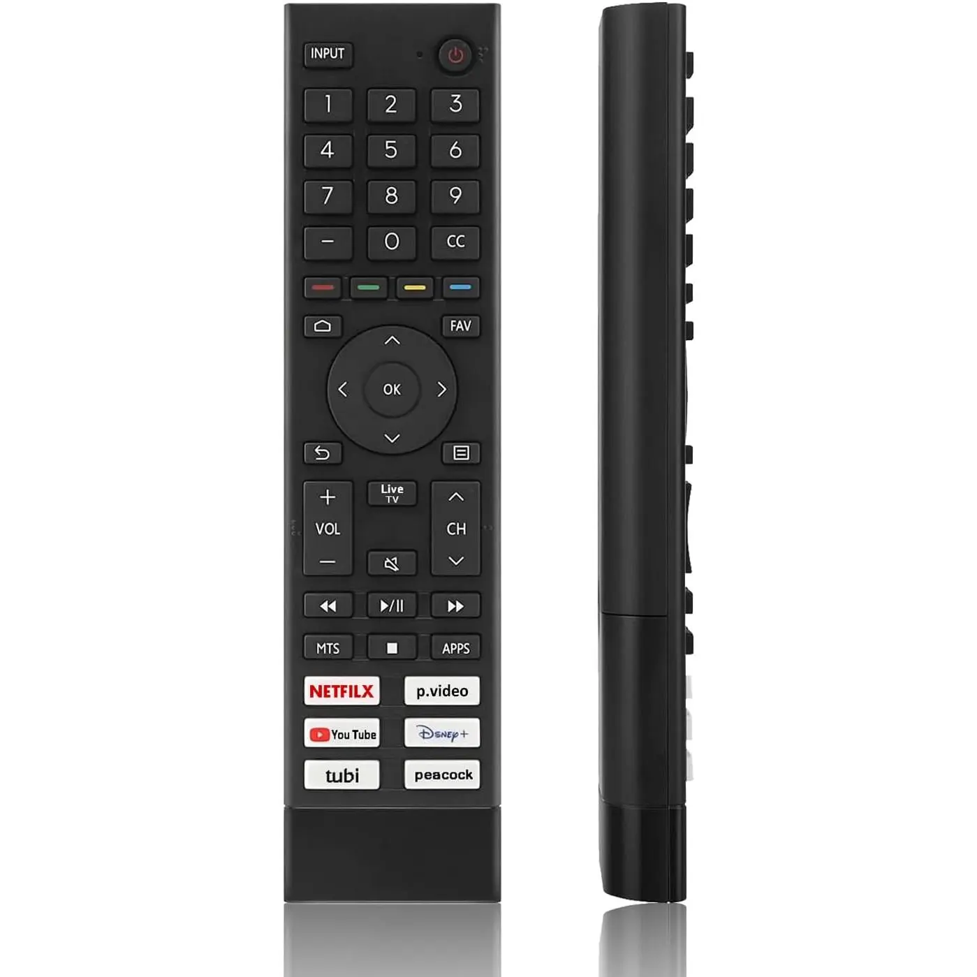 Replacement Remote Control ERF3J80H Compatible for Hisense 4K UHD Smart TV| 75A6G 70A6G 65A6G 60A6G 55A6G 50A6G 43A6G 55U68G 65U68G 55U6G 50U6G 65U6G 75U6G 50U68G 75U68G with Shortcut Buttons,Protective,HDMI