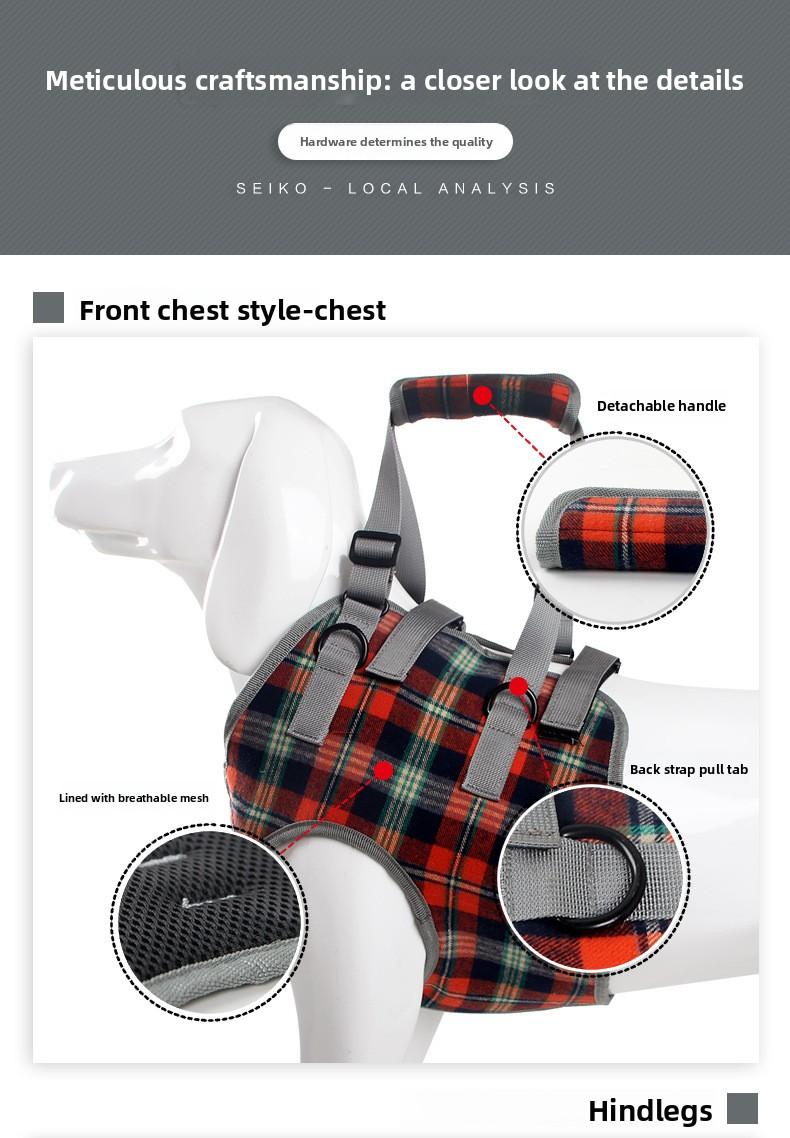 Dog Rear Leg Recovery Sling Post-Operative Rehabilitation Harness for Senior & Disabled Dogs Assistive Walking Leg Brace New Arrival Support Harness Injury Aid