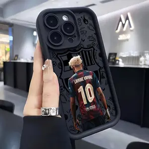Football Genius B-Barcelonas No. 10 And Yamals Phone Case Suitable for iPhone 17 ProMax Air,16,15,14,13,12,11,Mini,Pro,MAX & Samsung Galaxy S26 S25 S24 S23 S22 S21 FE EDGE Ultra Plus Anti-Fall Transparent shockproof protection Soft silicone Back Cover