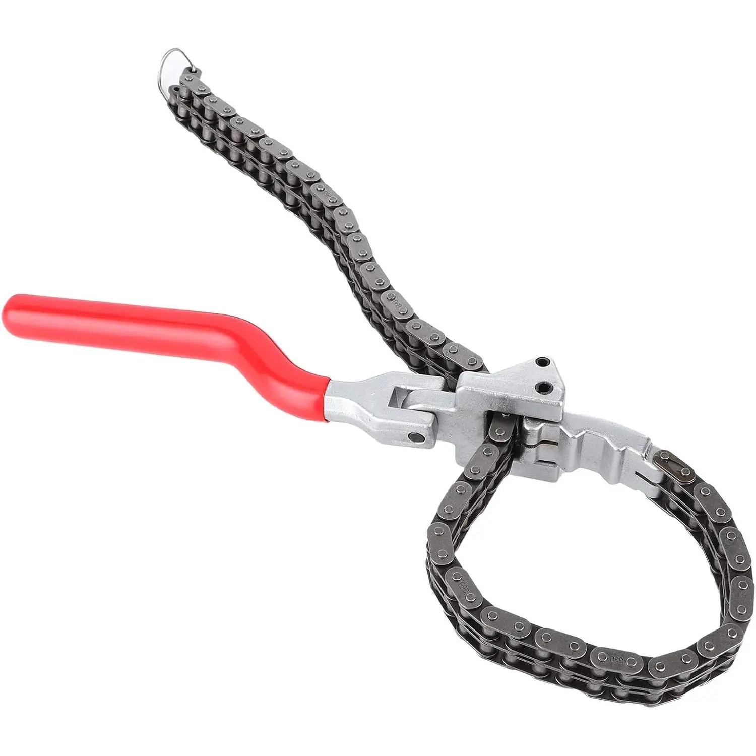 GJANSH Oil Filter Wrench,Acouto Chain Wrench Spanner 13.8in Long Handle Adjustable Oil Filter Spanner,Auto Car Repairing Tool Removal Hand Tool Self Adjusting