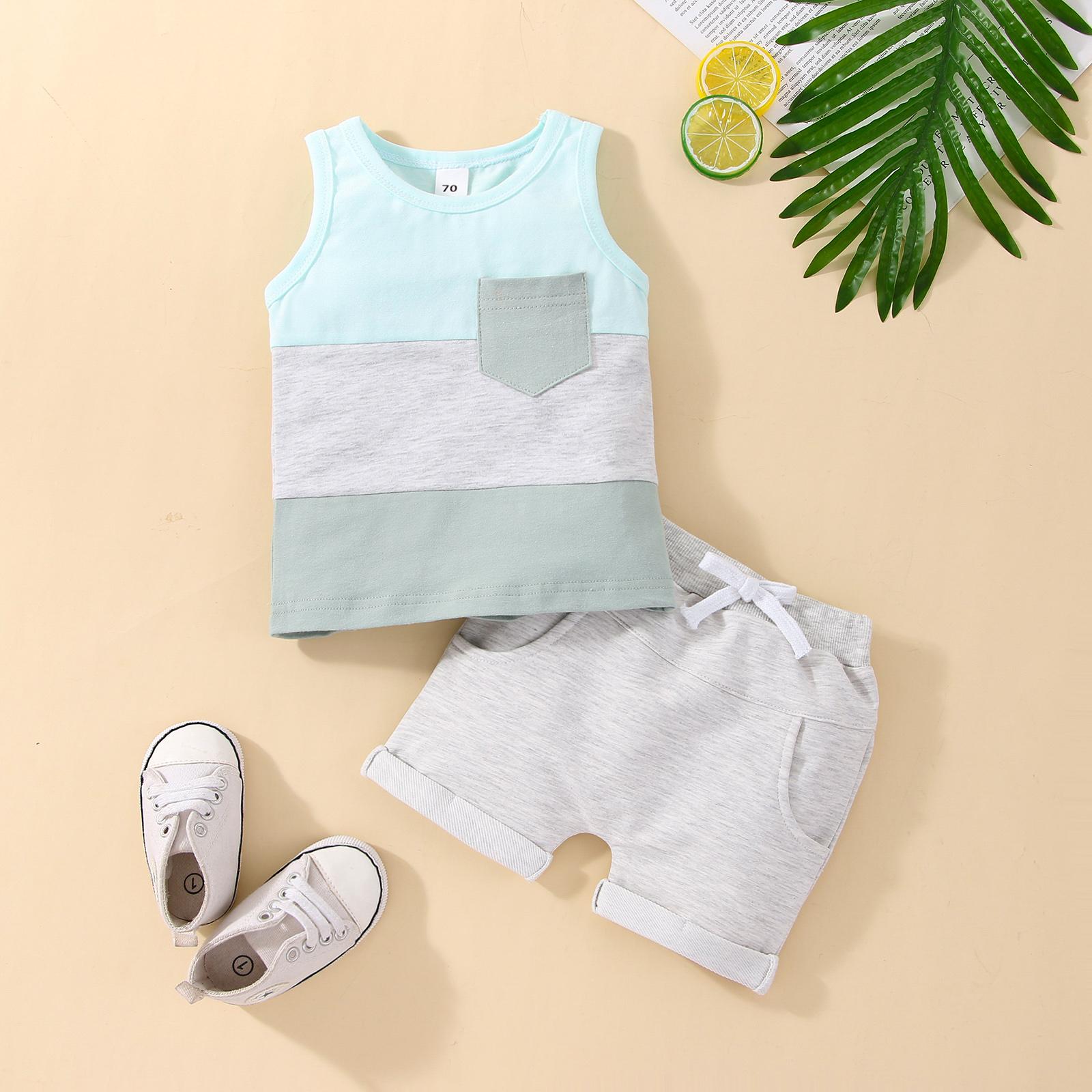Toddler Baby Boy Summer Suit Waffle Knit Sleeveless Patchwork Crew Tank Tops White Straps Short Pants Beach Outfits Summer Clothes Toddler Baby Boy Summer Suit Waffle Knit Sleeveless Patchwork Crew Tank Tops White Straps Short Pants Beach Outfits Summer Clothes