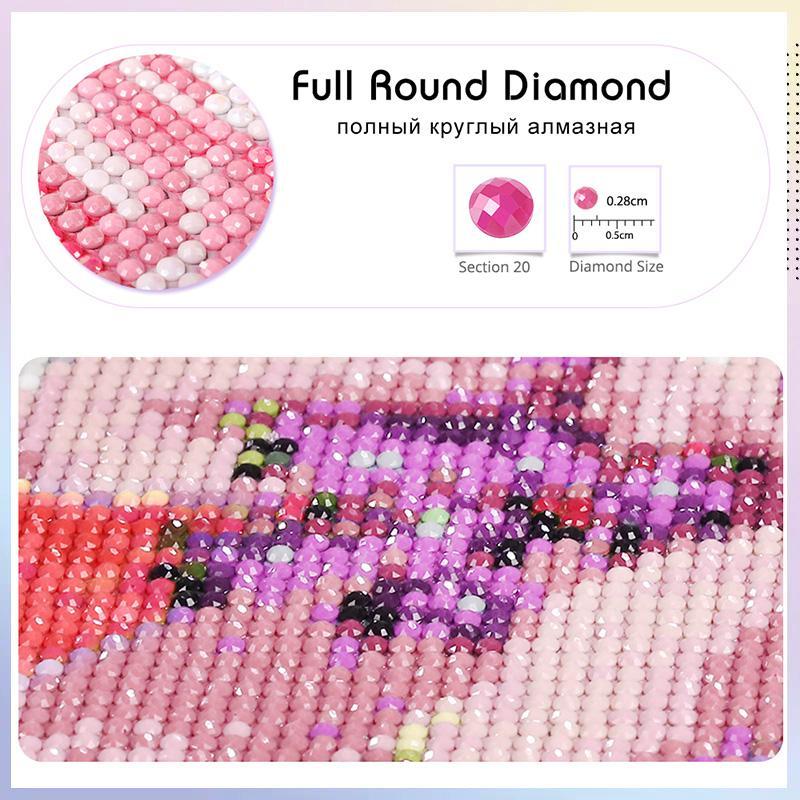 Cow Pattern DIY Diamond Arts Colorful Painting Kit without Frame, DIY 5D Diamond Arts Colorful Painting Kit, Wall Art Decor for Home Living Room Bedroom, Diamond Painting Kits